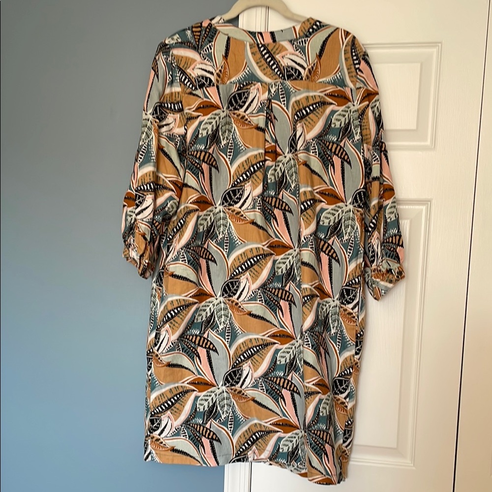 Stylish Multicolor Patterned Dress - image 2